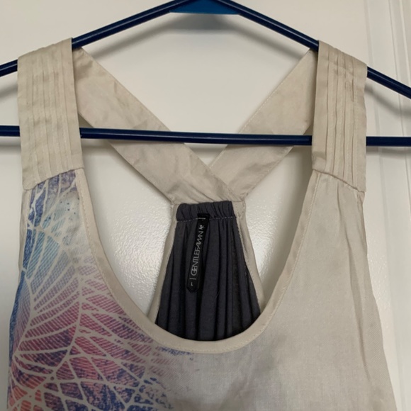 Gentle Fawn- racer back mixed media tank top - Picture 2 of 3